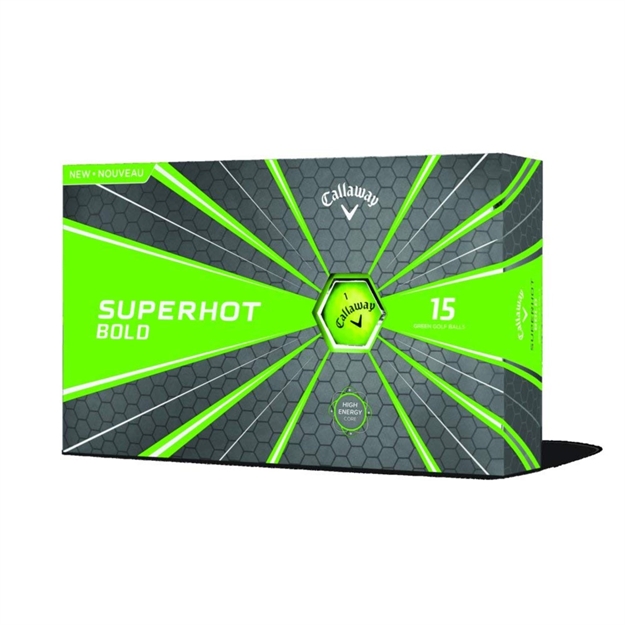 Picture of Callaway Superhot 18 Golf Balls - 15 Pack Bold Green