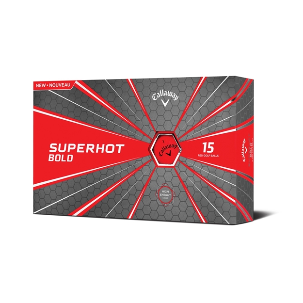 Picture of Callaway Superhot 18 Golf Balls - 15 Pack Bold Red