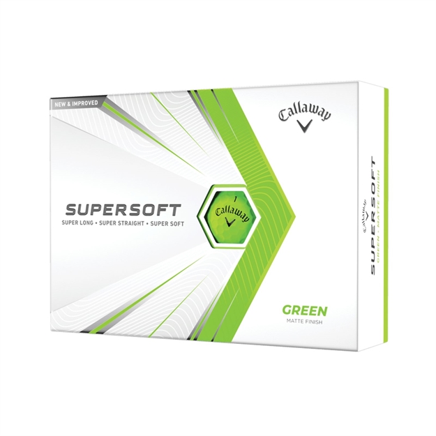 Picture of Callaway Supersoft Matte 2021 Green Golf Balls 12Pk