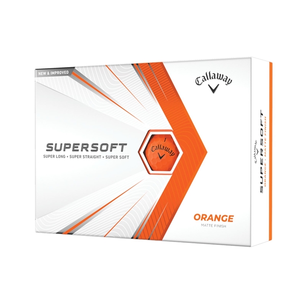 Picture of Callaway Supersoft Matte 2021 Orange Golf Balls 12Pk
