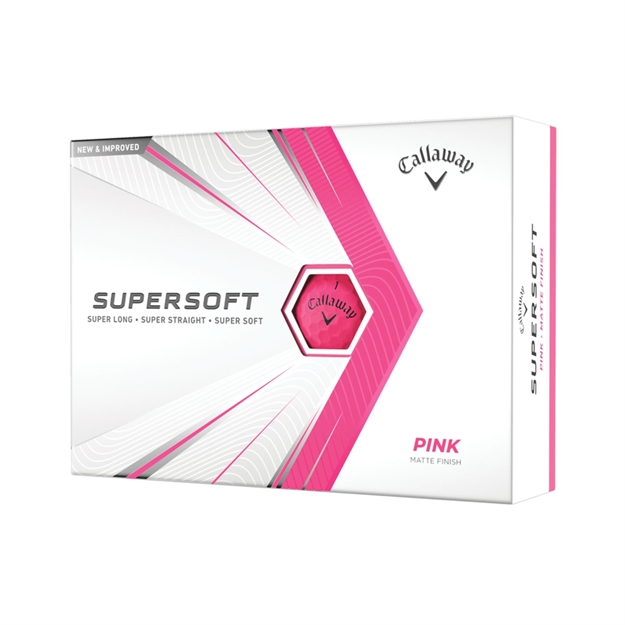 Picture of Callaway Supersoft Matte 2021 Pink Golf Balls 12Pk