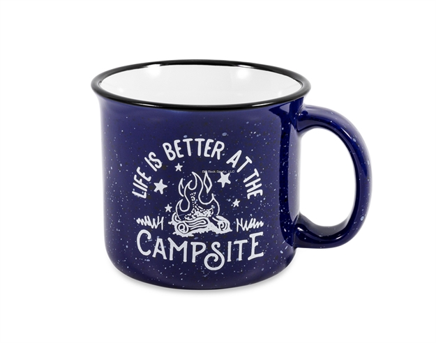 Picture of Camco Libatc - Ceramic Mug, Blue, Campfire