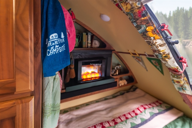 Picture of Camco Libatc, Dish Towel Set, Blue/White & RV Patterns