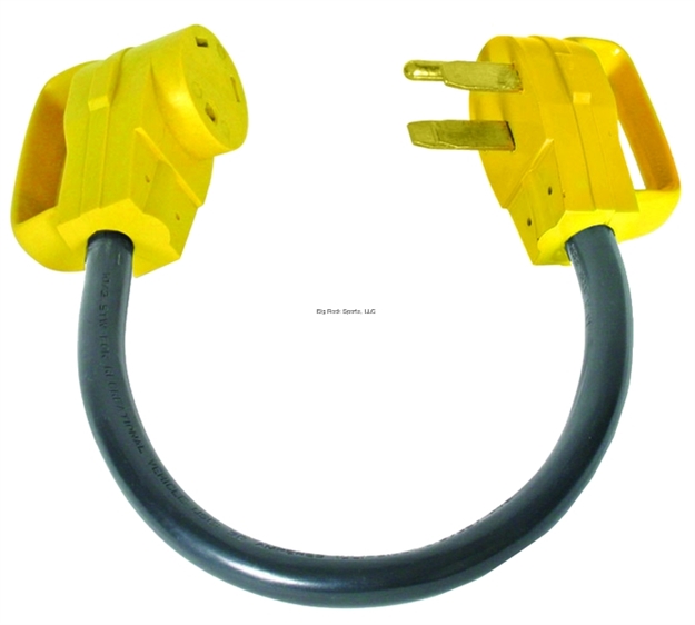 Picture of Camco Power Grip Dog Bone Electric Adapter 50Amp M/30Amp