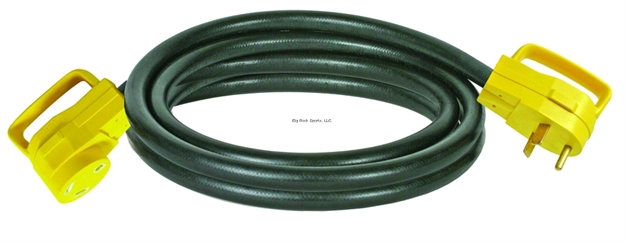Picture of Camco Power Grip Dog Bone Extension Cord 25' 30Amp