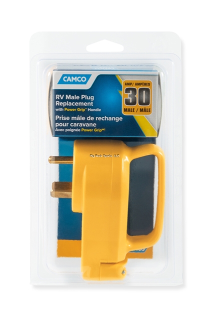 Picture of Camco Powergrip - Plug Male Repl 30A 125V/3750W(E/F)(Clam)Cetlus
