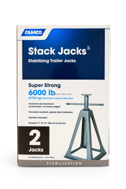 Picture of Camco Stack Jacks - Stabilizing Trailer Jack Stands, 2Per/Box(E/F)