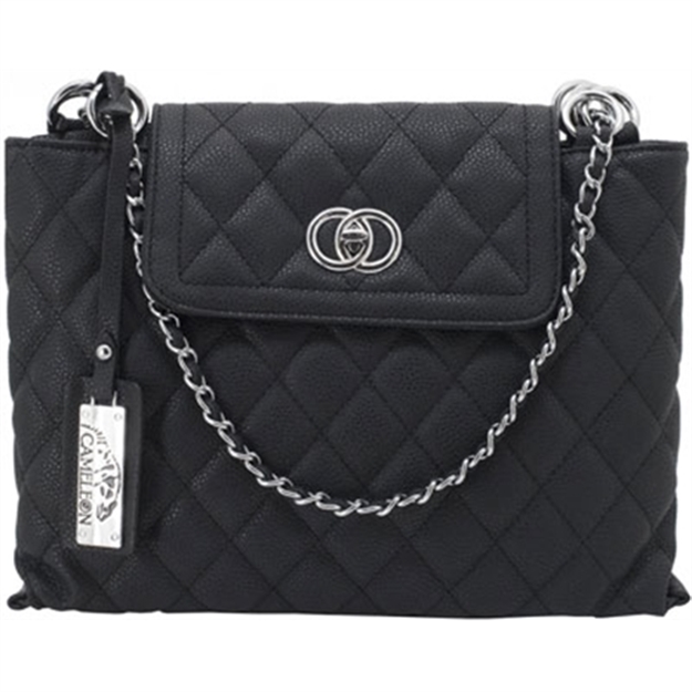 Picture of Cameleon Coco Concealed Carry Purse-Quilted Style Handbag BL