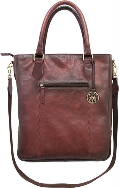 Picture of Cameleon S&W Flat Tote CC Purse Burgundy