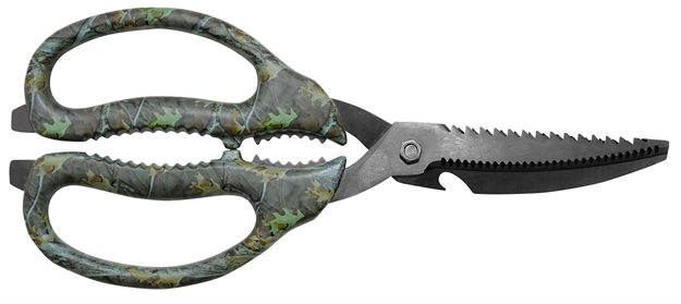 Picture of  Camillus 19403 Multi-Function Game Shears Camo Shears 4" Serrated Titanium Bonded Blade, 9" Long