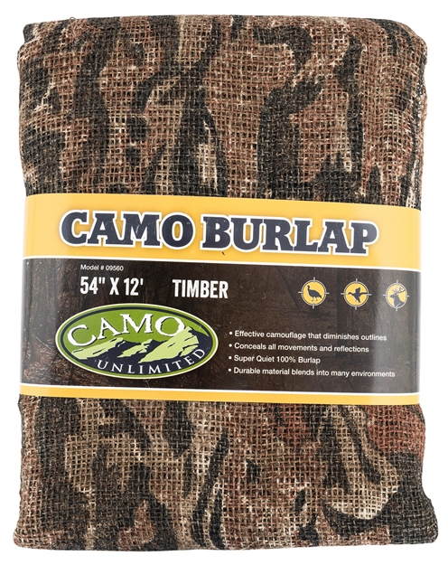 Picture of Camo Systems 9560 Burlap  Timber Camo 54" X 12' 09560 690104028163
