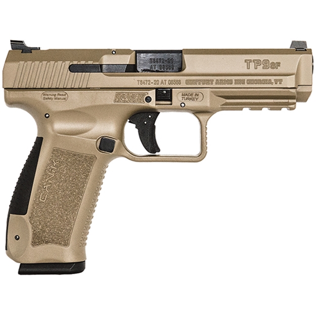 Picture of Century Arms Tp9sf 9Mm 4.5" Warren Sights Fde 10Rd HG4866D-N 787450524552