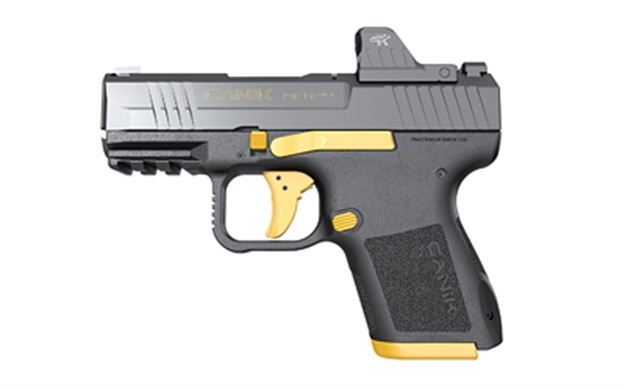 Picture of Canik Mete Mc9 9Mm 3.18 Mo1 Blk/Gold HG7620GV-N 787450911703