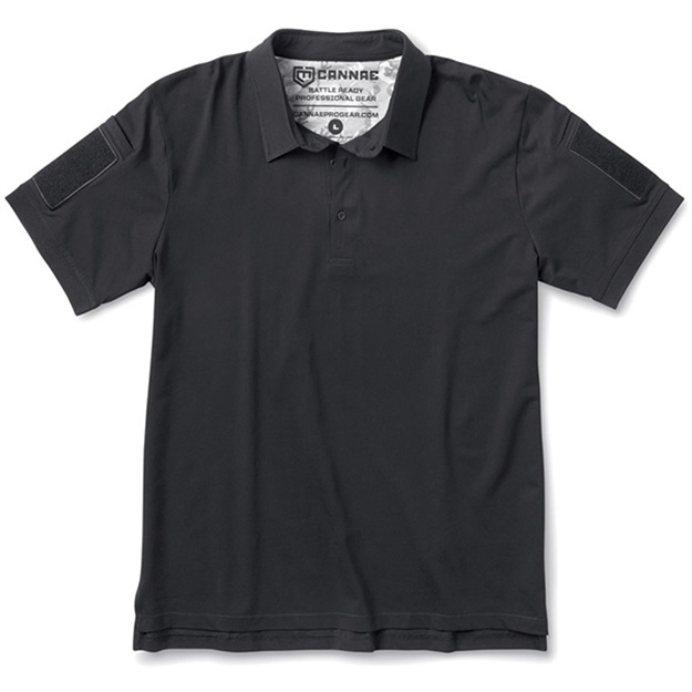 Picture of Cannae Professional Operator Short Sleeve Polo Shirt Blk SM