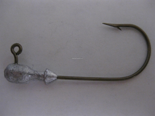 Picture of Canyon Gitzit Lead Head, 1/8 Oz, 4/0 Hook, Natural Lead, 4/Pack