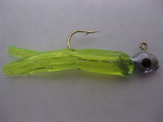 Picture of Canyon Mini Jig, 1 1/2", 1/16 Oz, Chartreuse, 3/Pack