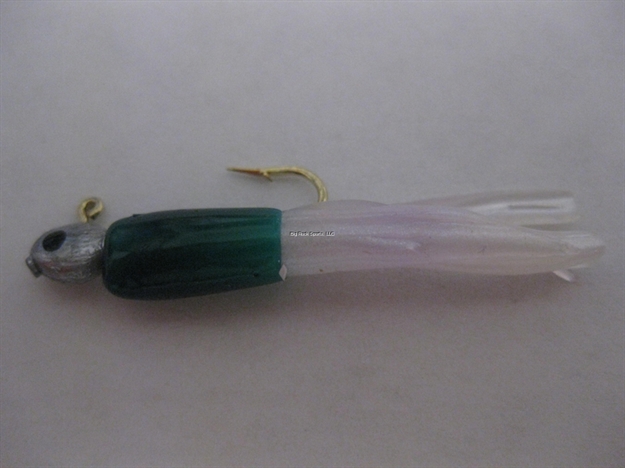 Picture of Canyon Mini Jig, 1 1/2", 1/32 Oz, Green/White, 3/Pack