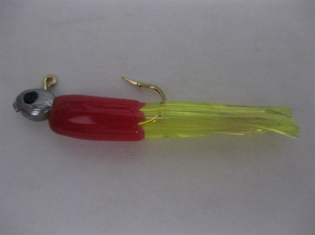 Picture of Canyon Mini Jig, 1 1/2", 1/32 Oz, Red/Chartreuse, 3/Pack