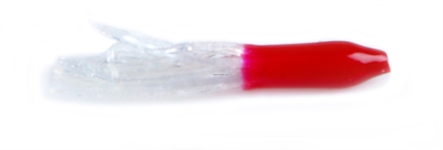 Picture of Canyon Mini Jig, 1/16 Oz, Red/White, Strip Card