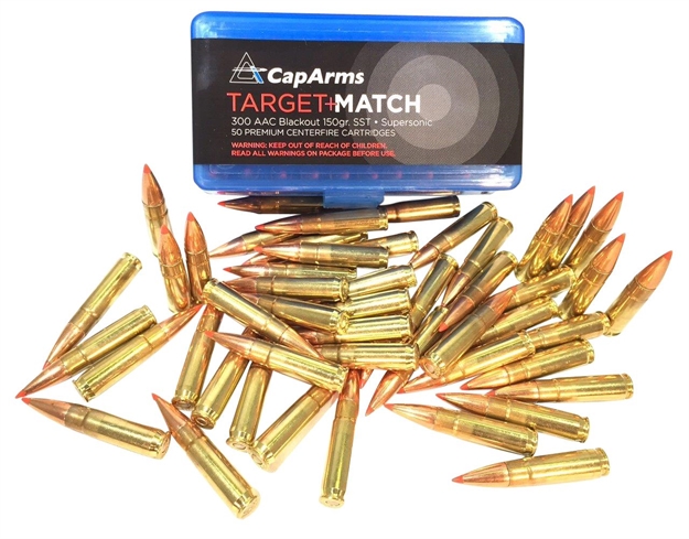 Picture of Cap Arms D300n150b Target Match 300 Aac Blackout/Whisper (7.62X35mm) 150 GR Sst