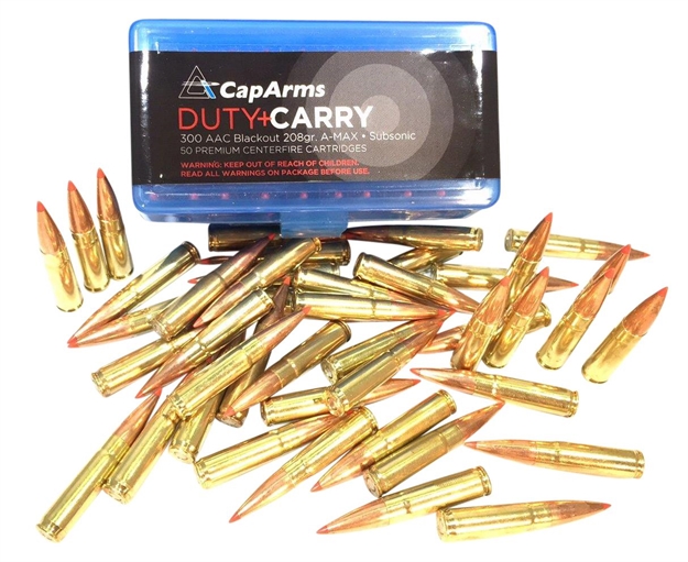 Picture of Cap Arms D300n208b A-Max Subsonic 300 Aac Blackout 208 GR Amax 50 Bx/ 20 CS