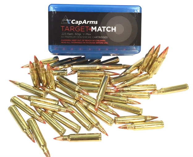 Picture of Cap Arms M223n060b 223 Remington/5.56 Nato 60 GR V-Max 50 Bx/ 20 CS