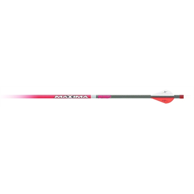 Picture of Carbon Express Maxima  Red 350 Blazer Vanes 6 PK 65-90 LB Draw Weight Premium Arrow Tri Spine Tech 50754 044734507541