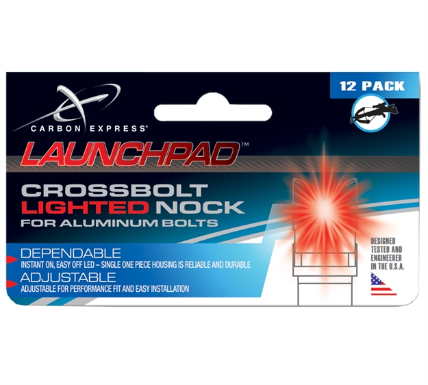 Picture of Carbon Express Red Lightd Alum Bolt 12Pk