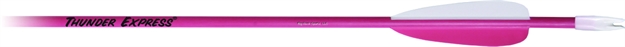 Picture of Carbon Express Thunder Express Arrows Pink 26" Youth Dura Vanes 72Pk