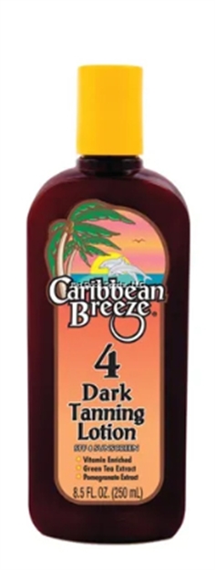 Picture of Caribbean Breeze Dark Tanning Lotion Spf 4 - 8Oz