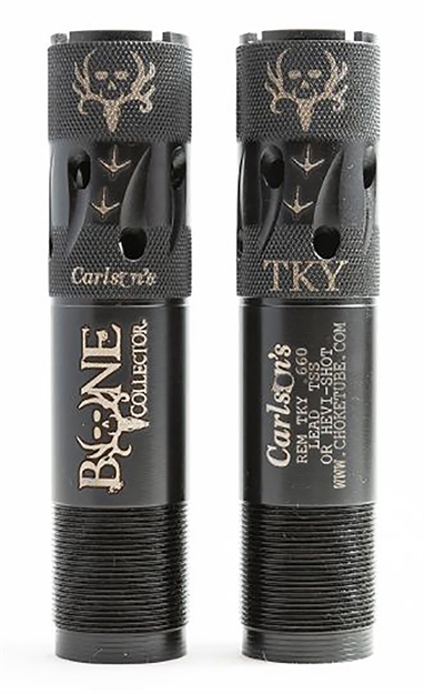 Picture of  Carlson's Choke Tubes 80120 Bone Collector  Remington Rem Choke 12 Gauge Turkey Extended/Ported 17-4 Stainless Steel 723189801205