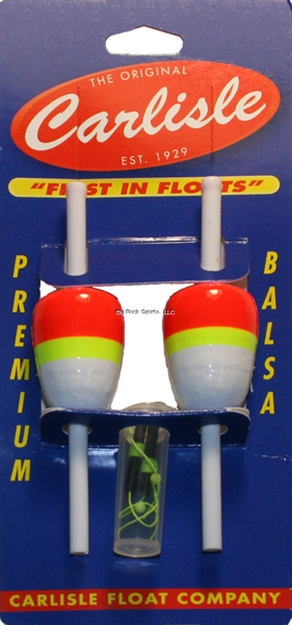 Picture of Carlisle Slip Float 7/8" Oval 2Pk W/Bobber Stops