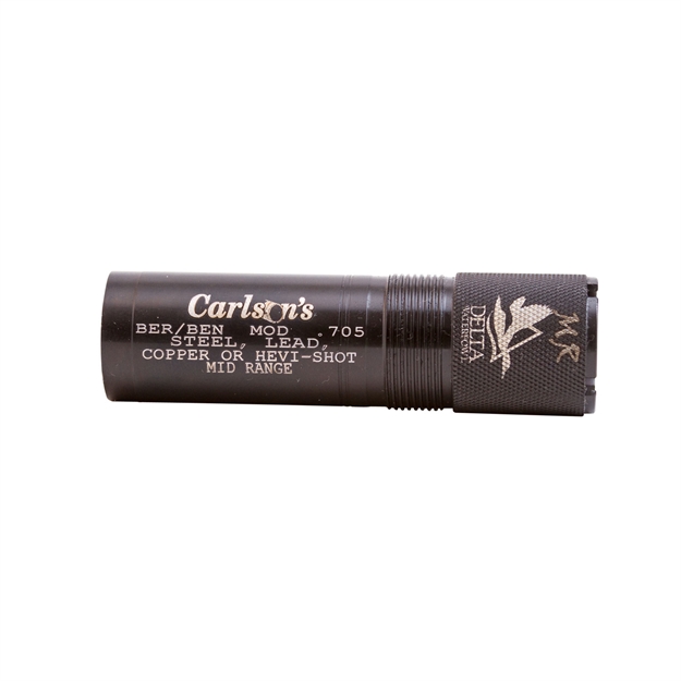 Picture of  Carlson's Choke Tubes 07115 Delta Waterfowl Extended Choke Berretta/Benelli Mobil 12 Gauge Mid-Range 17-4 Stainless Steel 723189071158