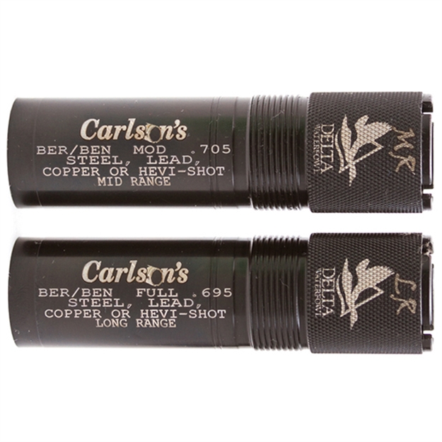 Picture of  Carlson's Choke Tubes 07110 Delta Waterfowl  Berretta/Benelli Mobil 12 Gauge Mid/Long Range 17-4 Stainless Steel 723189071103
