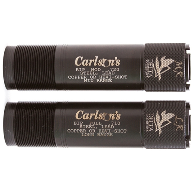 Picture of  Carlson's Choke Tubes 07360 Delta Waterfowl Extended Choke Browning Invector Plus 12 Gauge Mid/Long Range 17-4 Stainless Steel