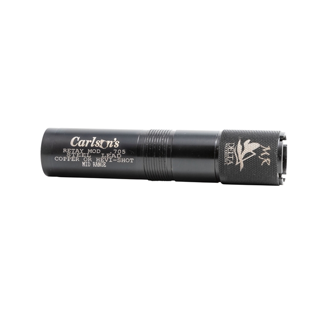 Picture of  Carlson's Choke Tubes 07775 Delta Waterfowl  Retay 12 Gauge Mid-Range Extended 17-4 Stainless Steel