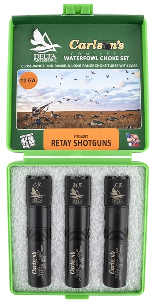 Picture of  Carlson's Choke Tubes 07779 Delta Waterfowl  Retay 12 Gauge Mid/Long/Close Range 17-4 Stainless Steel 723189077792