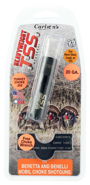 Picture of  Carlson's Choke Tubes 38013 Tss Turkey Mobil Berretta/Benelli 20 Gauge Turkey 17-4 Stainless Steel 723189380137