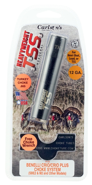 Picture of  Carlson's Choke Tubes 38015 Tss Turkey Crio Plus Benelli 12 Gauge Turkey 17-4 Stainless Steel