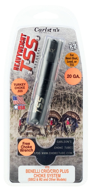 Picture of  Carlson's Choke Tubes 38018 Tss Turkey Crio Plus Benelli 20 Gauge Turkey 17-4 Stainless Steel