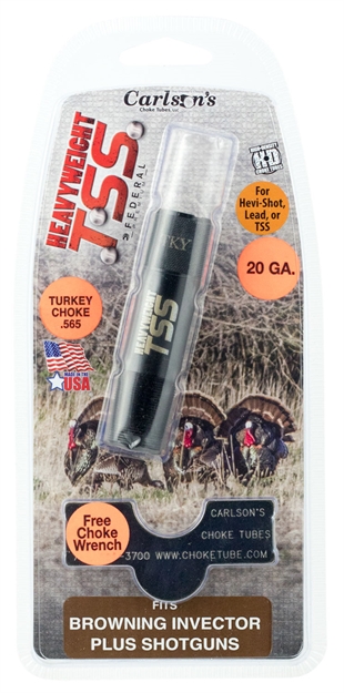 Picture of  Carlson's Choke Tubes 38023 Tss Turkey Invector Plus Browning 20 Gauge Turkey 17-4 Stainless Steel