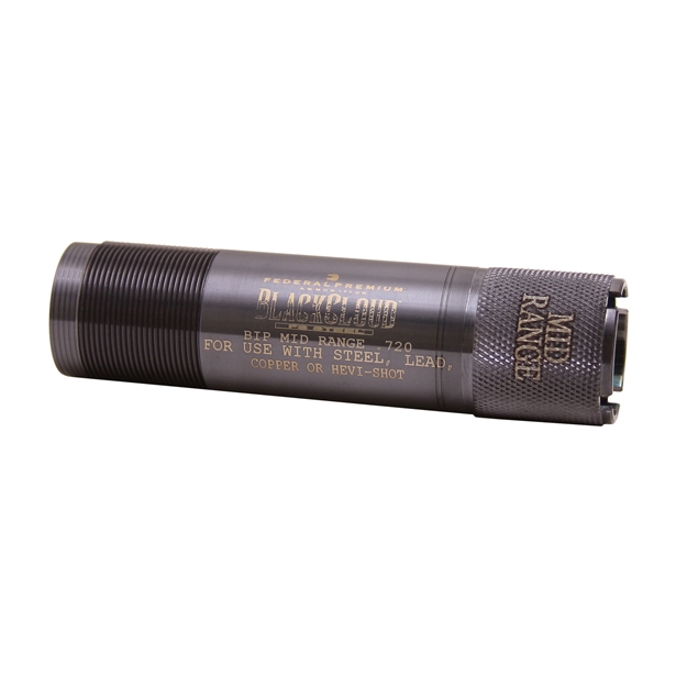 Picture of  Carlson's Choke Tubes 09006 Black Cloud  Browning Invector Plus 12 Gauge Mid-Range Steel Titanium Coated