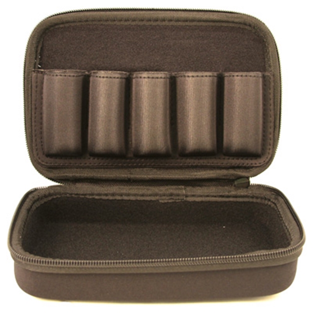 Picture of  Carlson's Choke Tubes 00400 Choke Tube Case Protective Case Black Holds 5 Chokes Nylon Textured 723189004002