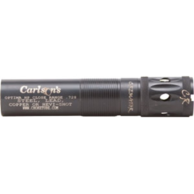 Picture of  Carlson's Choke Tubes 11563  Cremator Beretta Optima HP 12 Gauge Close Range Ported Steel 723189115630