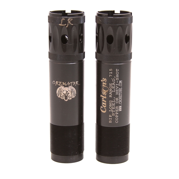 Picture of  Carlson's Choke Tubes 11527 Cremator  Browning Invector Plus 12 Gauge Long Range Ported 17-4 Stainless Steel