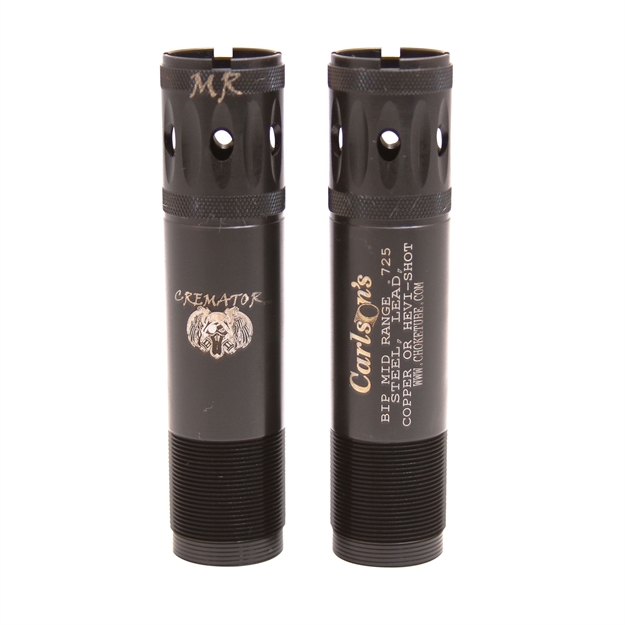 Picture of  Carlson's Choke Tubes 11525 Cremator Invector Plus Browning 12 Gauge Mid-Range Ported 17-4 Stainless Steel