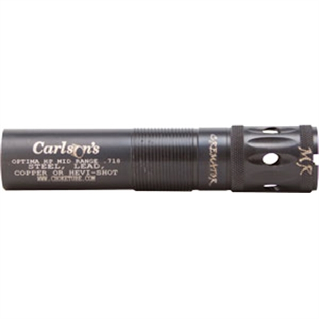 Picture of  Carlson's Choke Tubes 11565 Cremator  Beretta Optima HP 12 Gauge Mid-Range Ported 17-4 Stainless Steel 723189115654