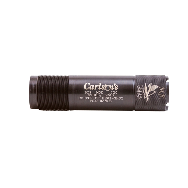 Picture of  Carlson's Choke Tubes 07365 Delta Waterfowl Extended Choke Browning Invector Plus 12 Gauge Mid-Range 17-4 Stainless Steel