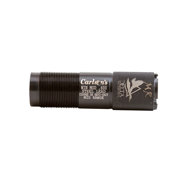 Picture of  Carlson's Choke Tubes 07454 Delta Waterfowl Extended Choke Winchester 20 Gauge Mid-Range 17-4 Stainless Steel 723189074548