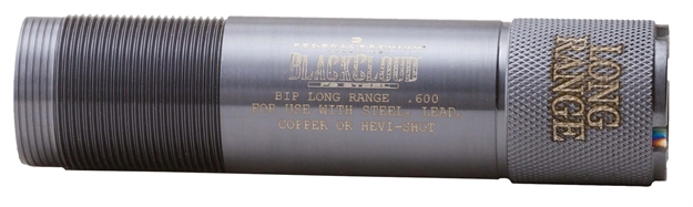Picture of  Carlson's Choke Tubes 09027 Black Cloud  Browning Invector Plus 20 Gauge Long Range Steel Titanium Coated